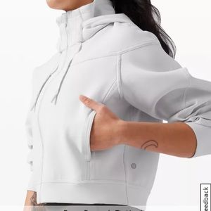 Lululemon Rogue Renegade crop jacket, 8, gray, perfect condition. Hard to find!